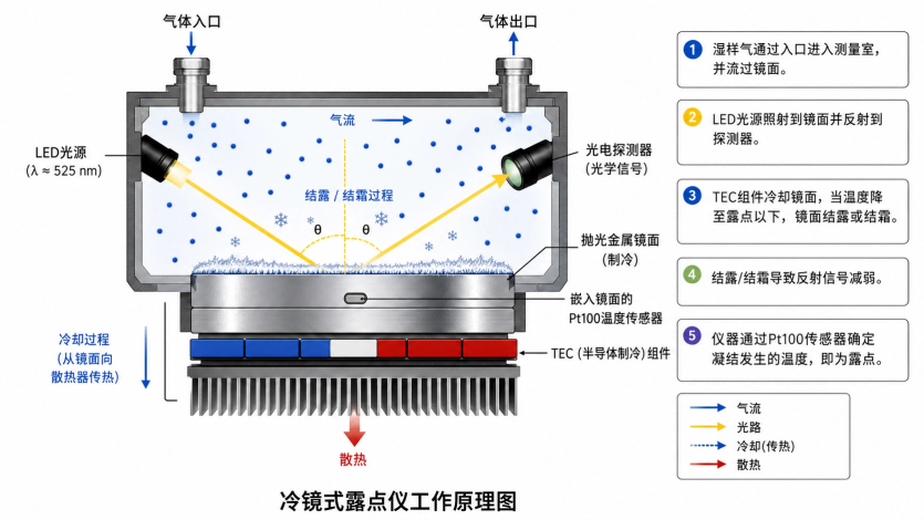 露點儀原理、分類、選型與應用前沿